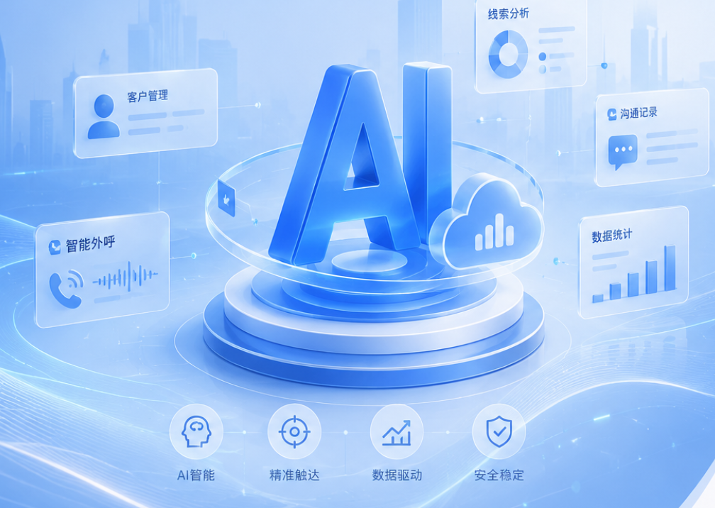 乐销AICRM:AI 客户管理、智能外呼、线索分析与数据统计